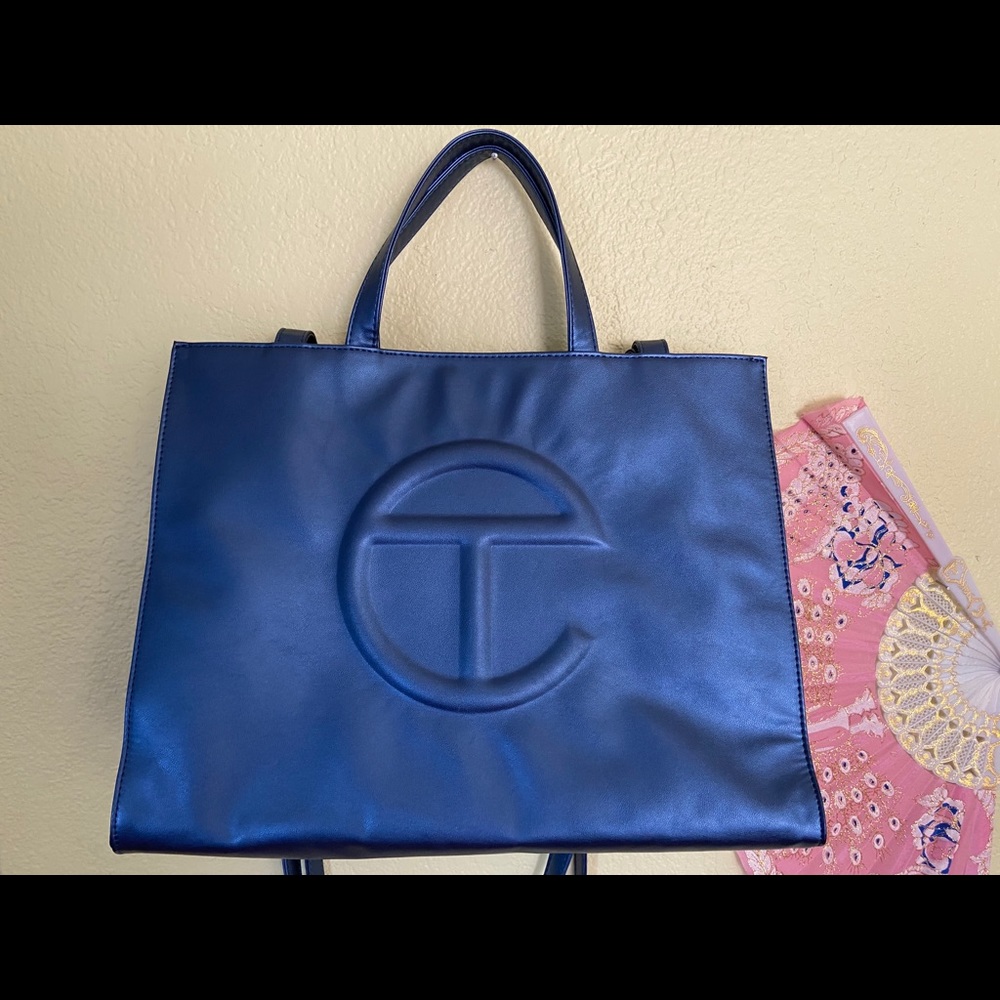 Cobalt medium telfar tote - More photos! - Picture 8 of 12